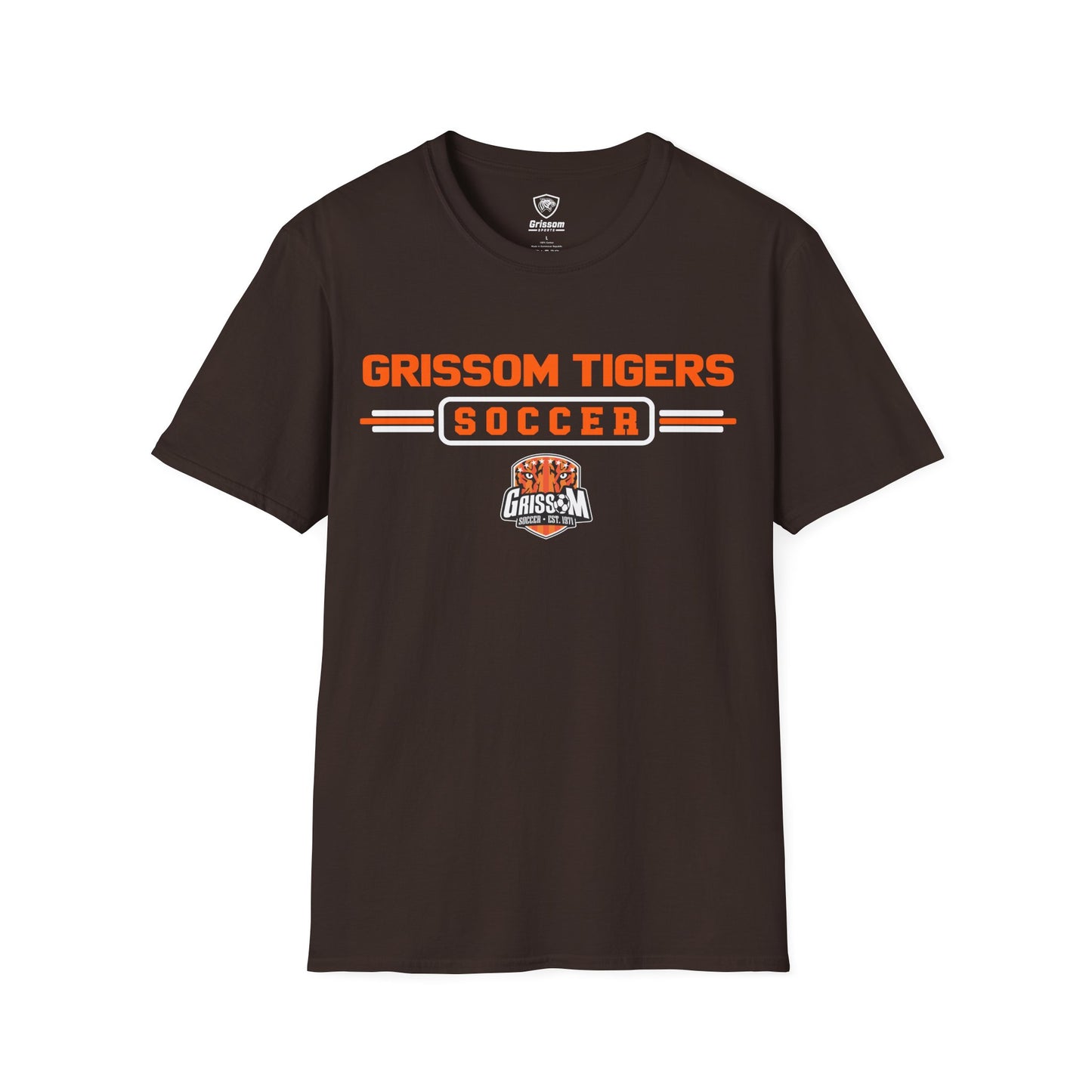 Grissom Tigers Soccer Unisex Softstyle (Mon)