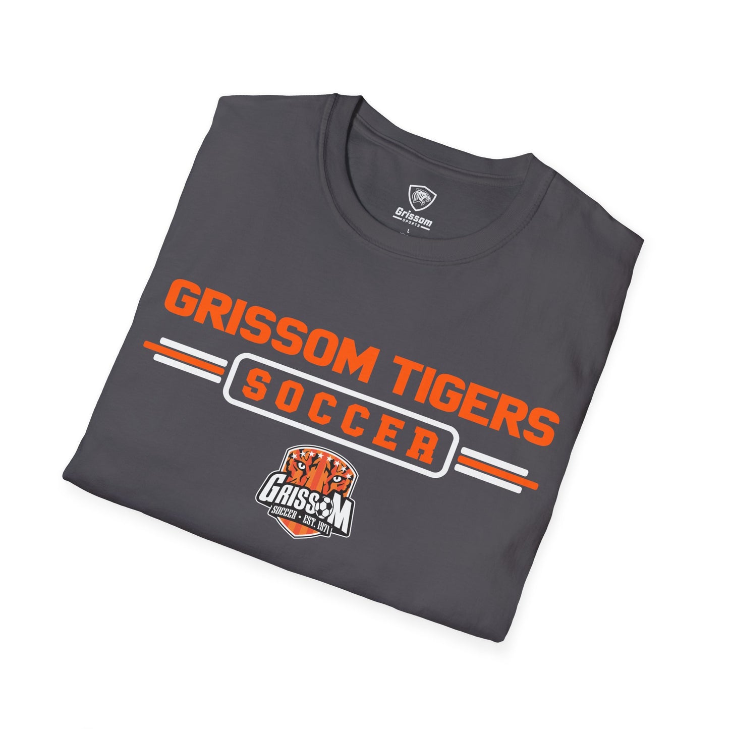Grissom Tigers Soccer Unisex Softstyle (Mon)