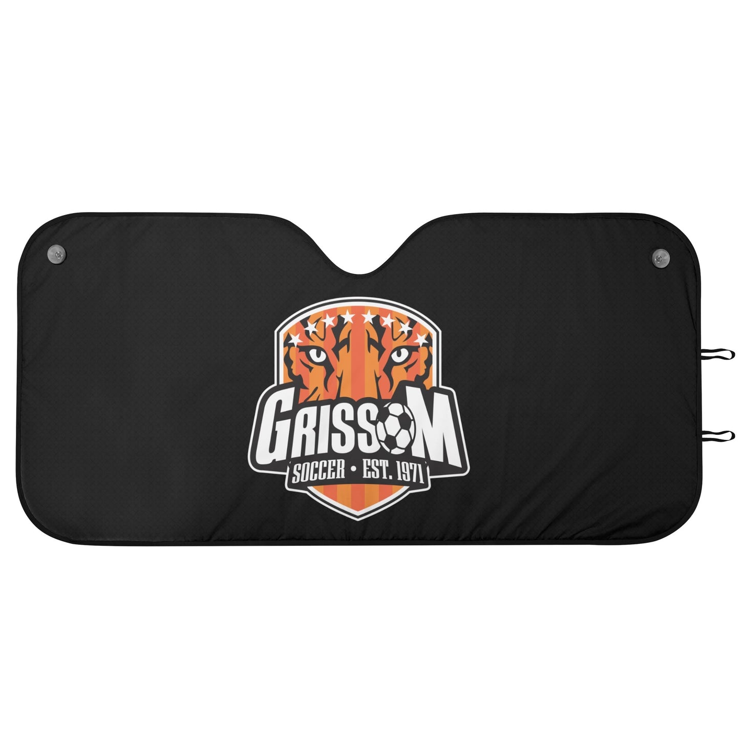 Grissom Soccer Logo Car Auto Sun Shade