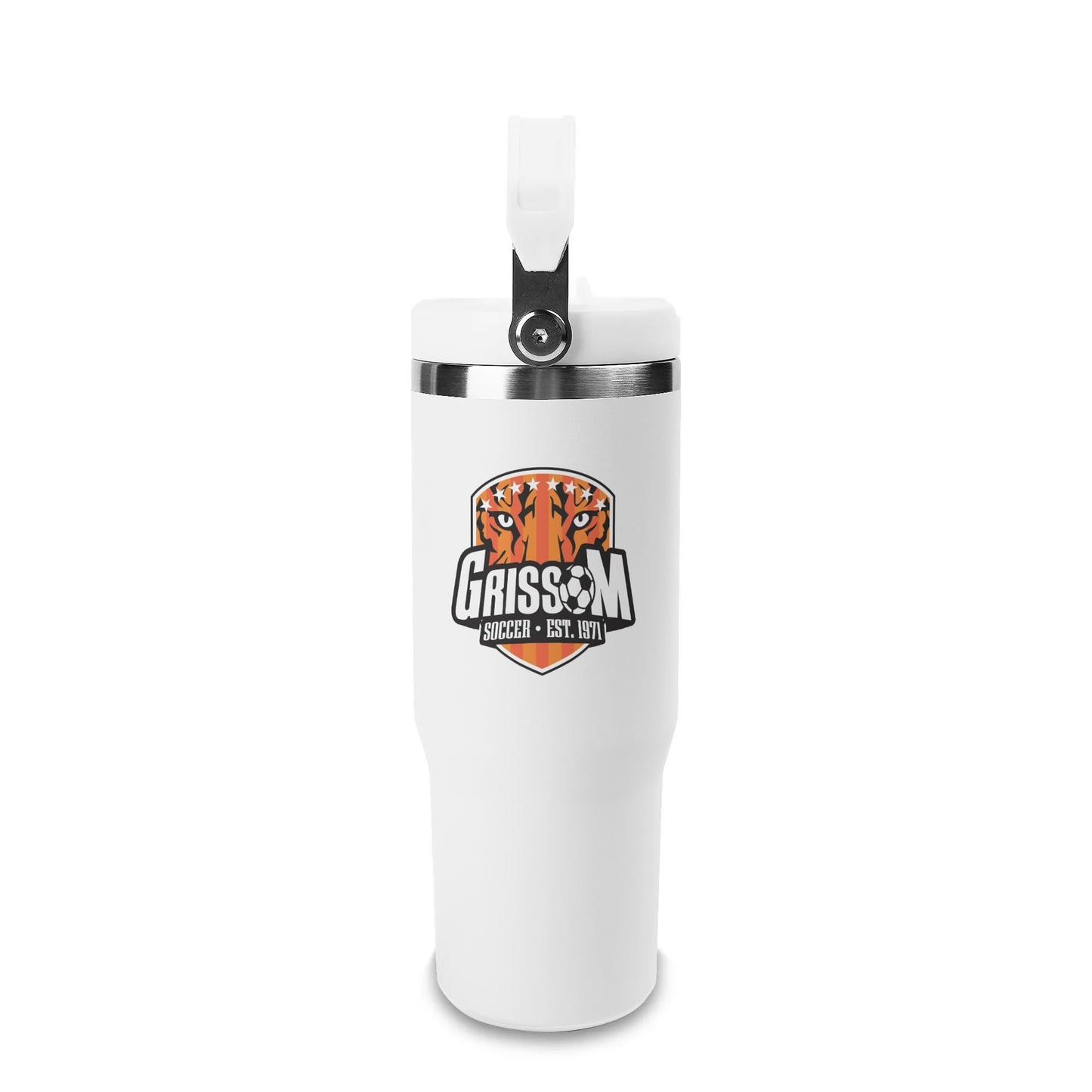 Grissom Mens Soccer 30oz Stainless Steel Tumblers