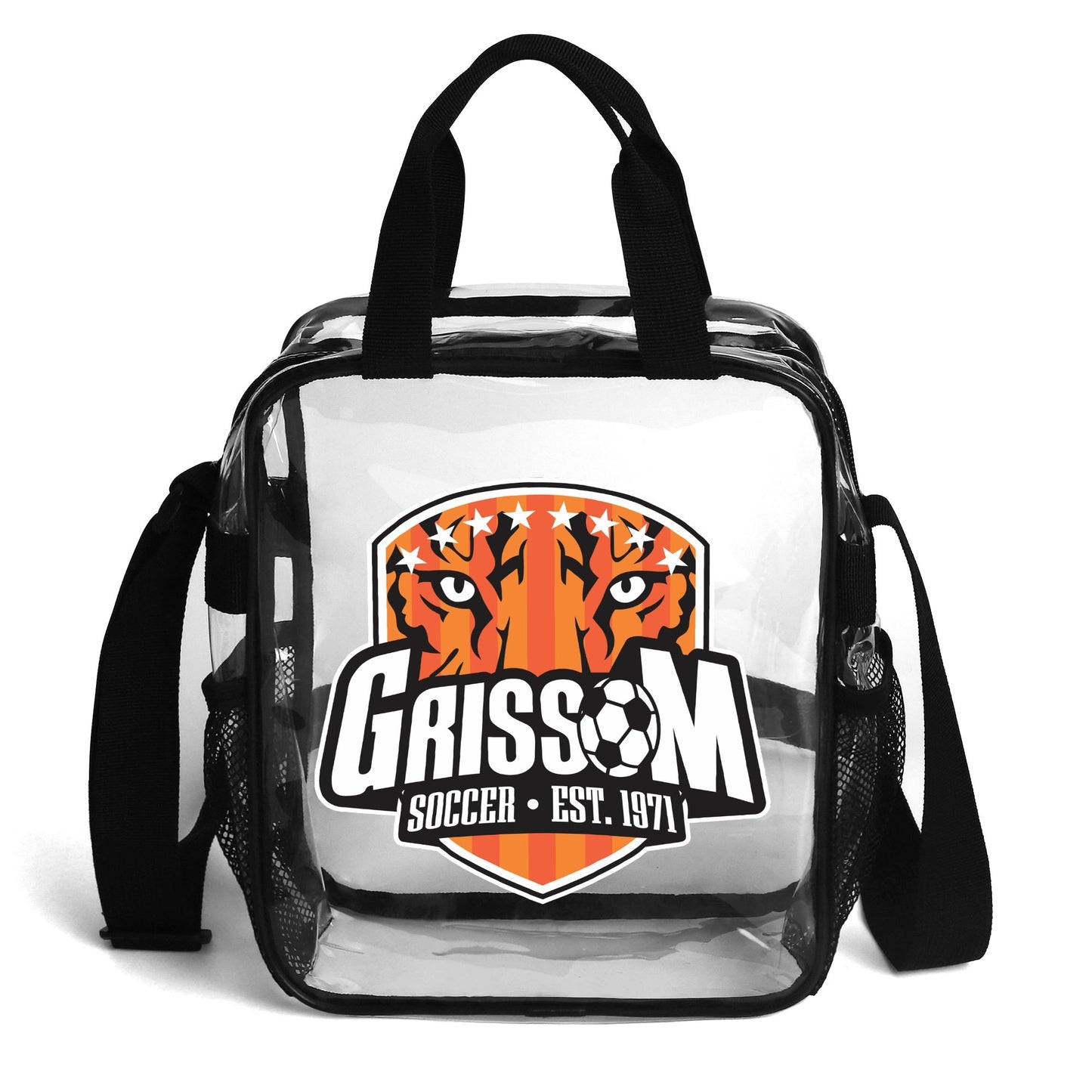 Grissom Logo Clear Bag