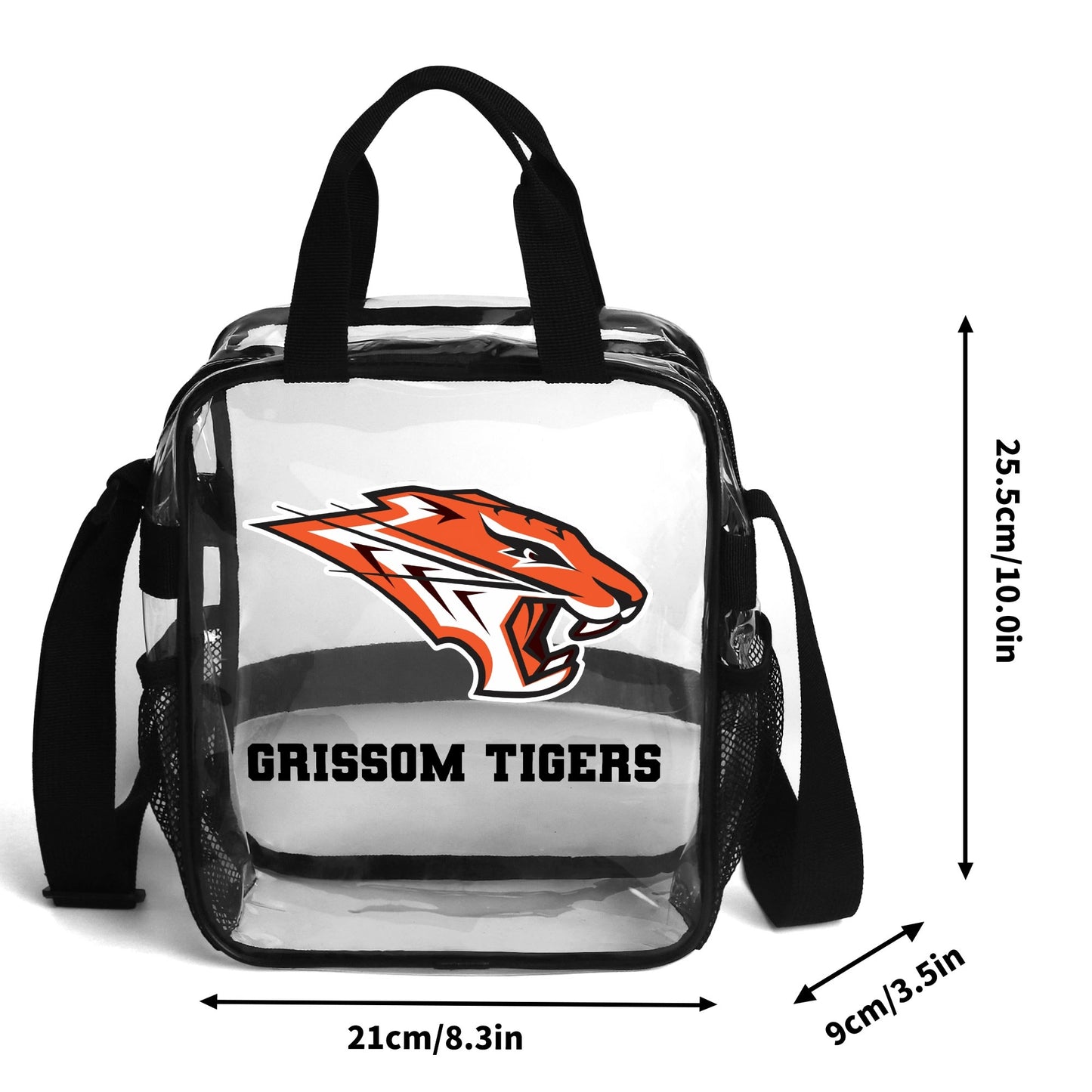 Tigers Logo Clear Bag