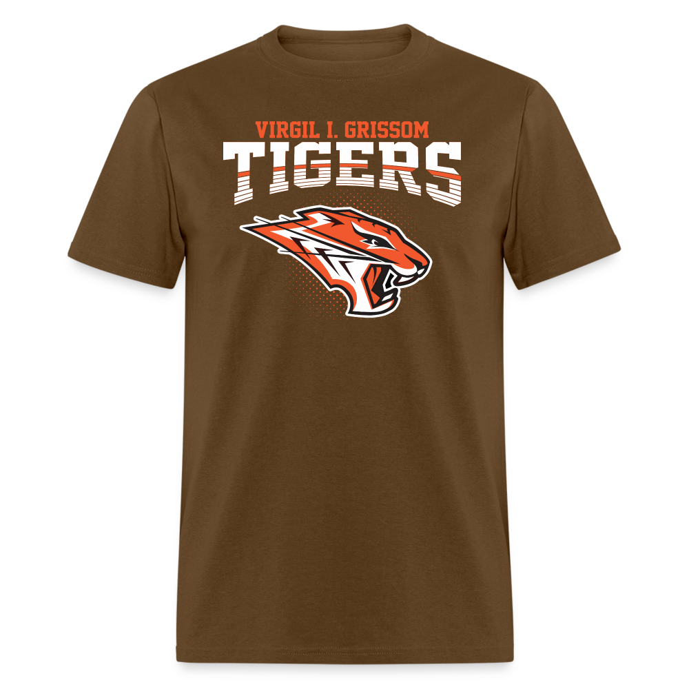 Grissom Tigers Logo - brown