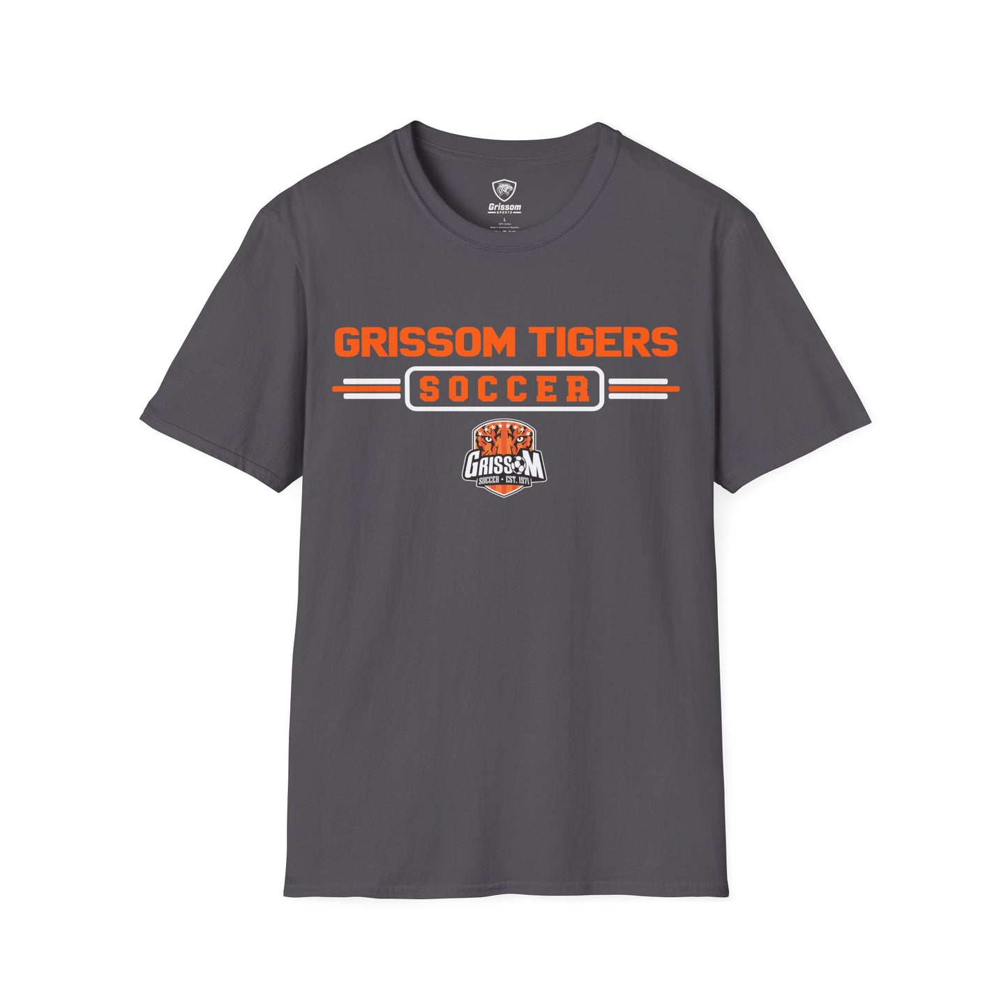 Grissom Tigers Soccer Unisex Softstyle (Mon)