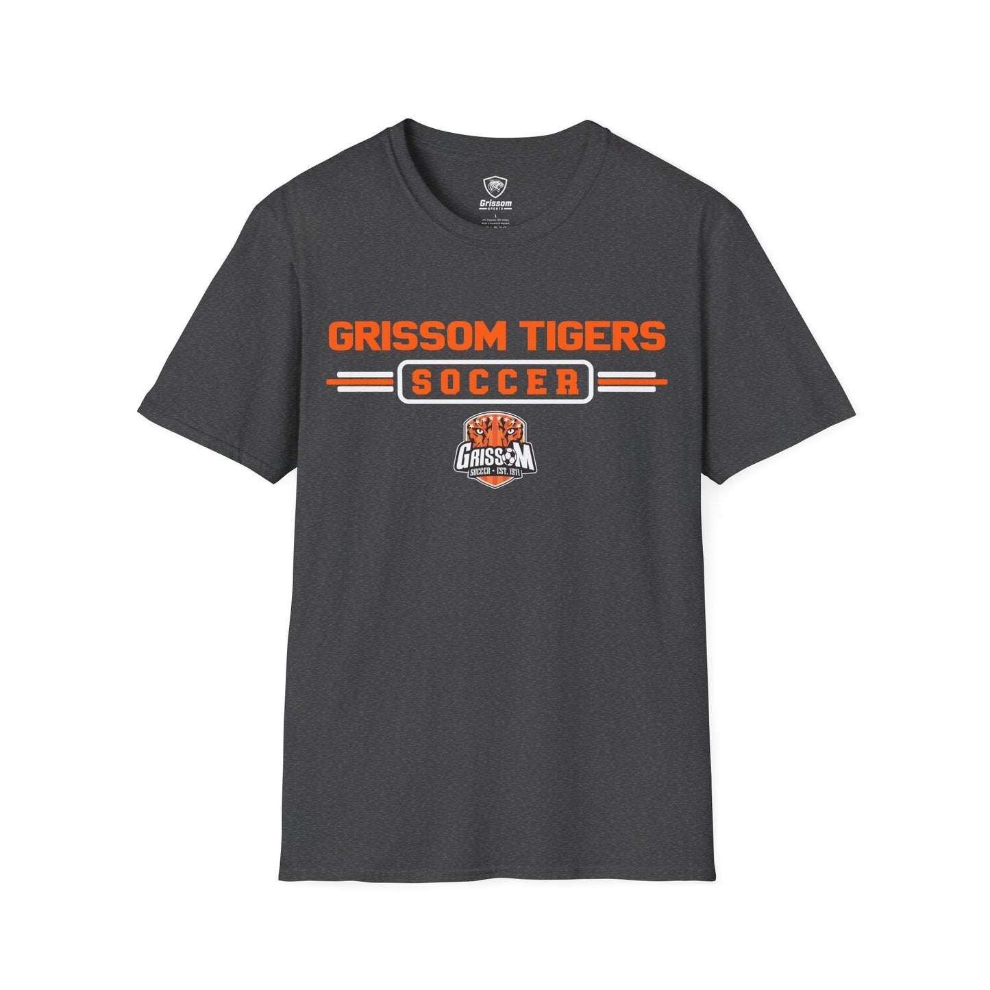 Grissom Tigers Soccer Unisex Softstyle (Mon)