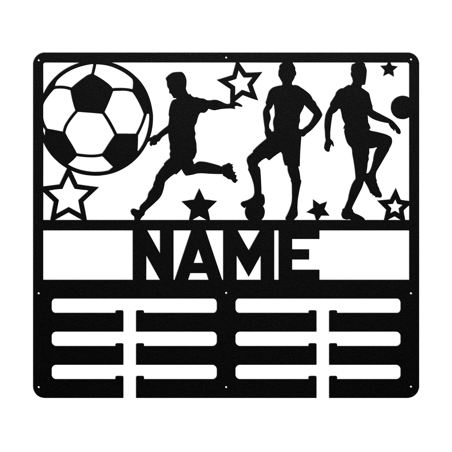 Custom Mens' Soccer Metal Holder