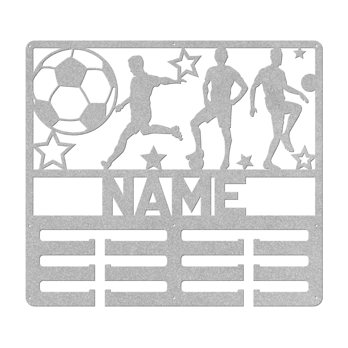 Custom Mens' Soccer Metal Holder