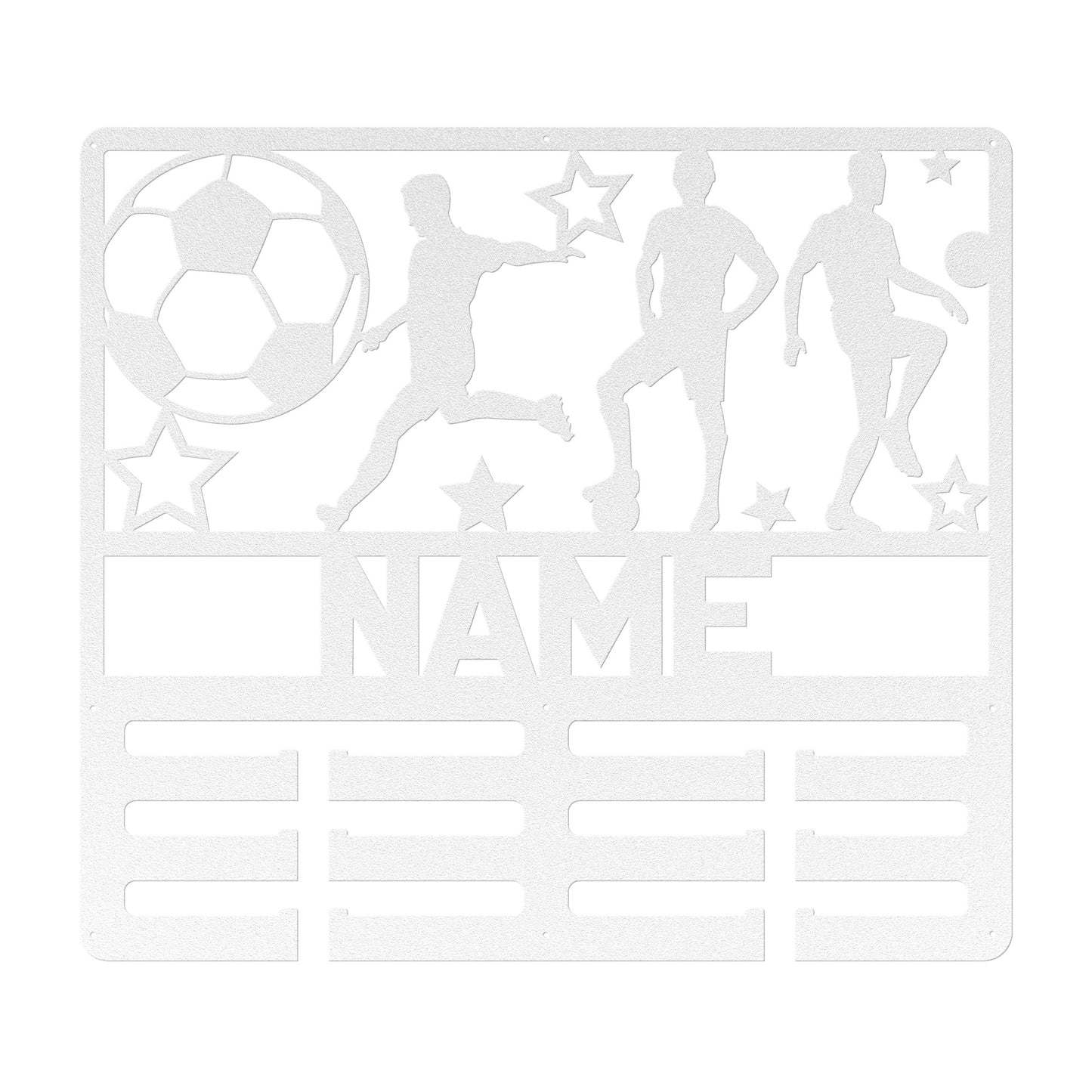 Custom Mens' Soccer Metal Holder