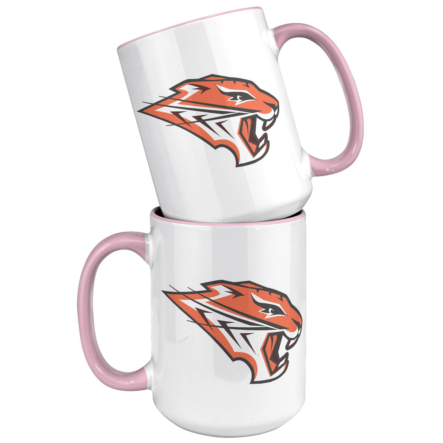 Grissom Tigers Logo 15oz White Accent Mug