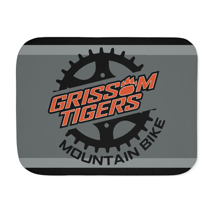 Grissom Mountain Bike Gray/Black Sherpa Blanket