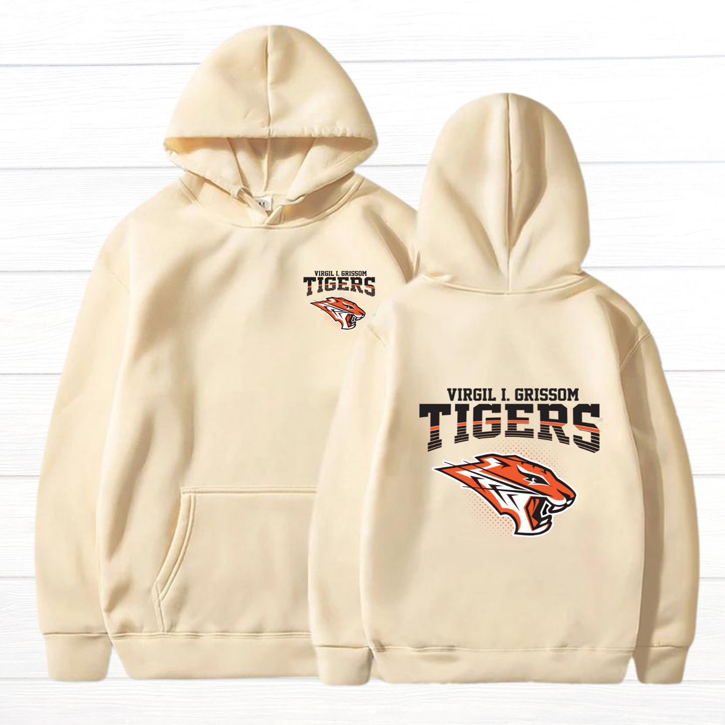 Front/Back - Grissom Tigers Logo