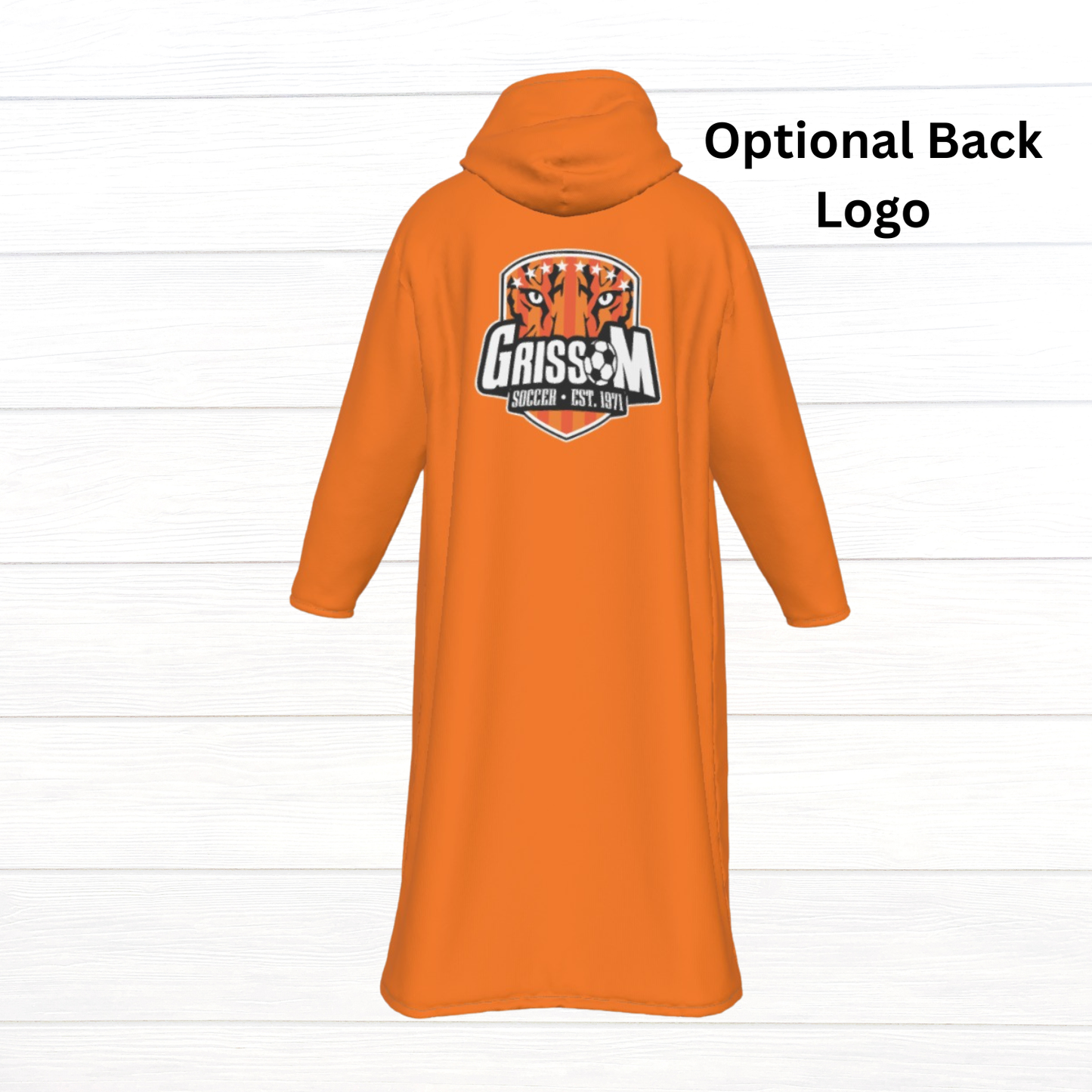 Soccer Logo Fleece Jacket (Orange)