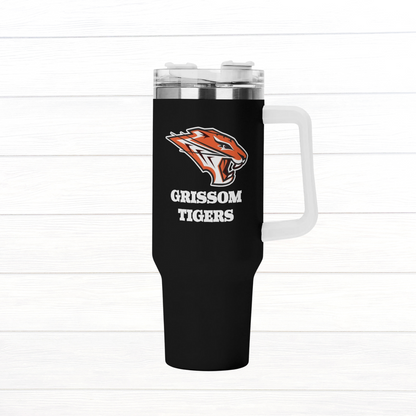 Grissom Tigers 40oz Stainless Steel Tumbler