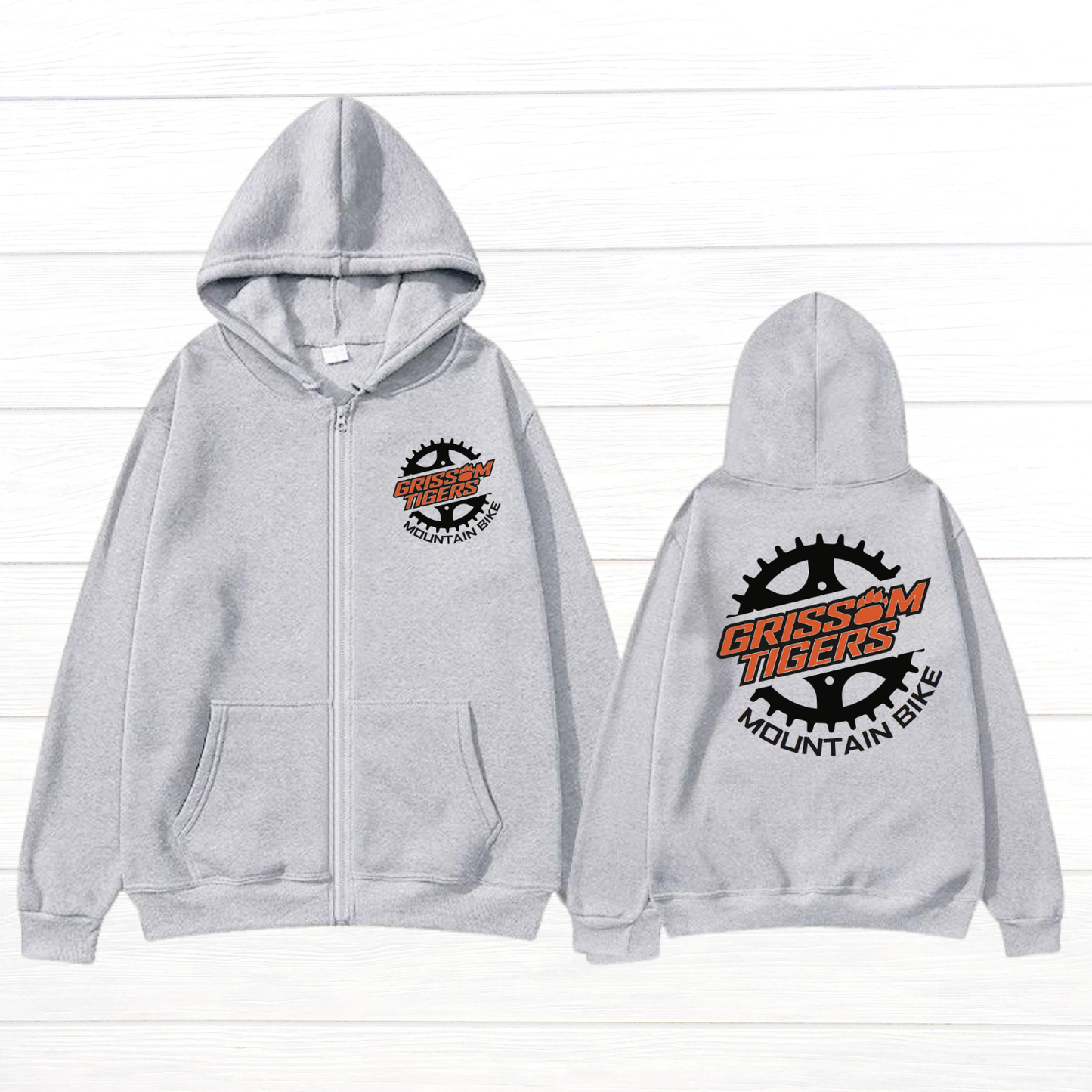 Mountain Bike Zippered Front/Back