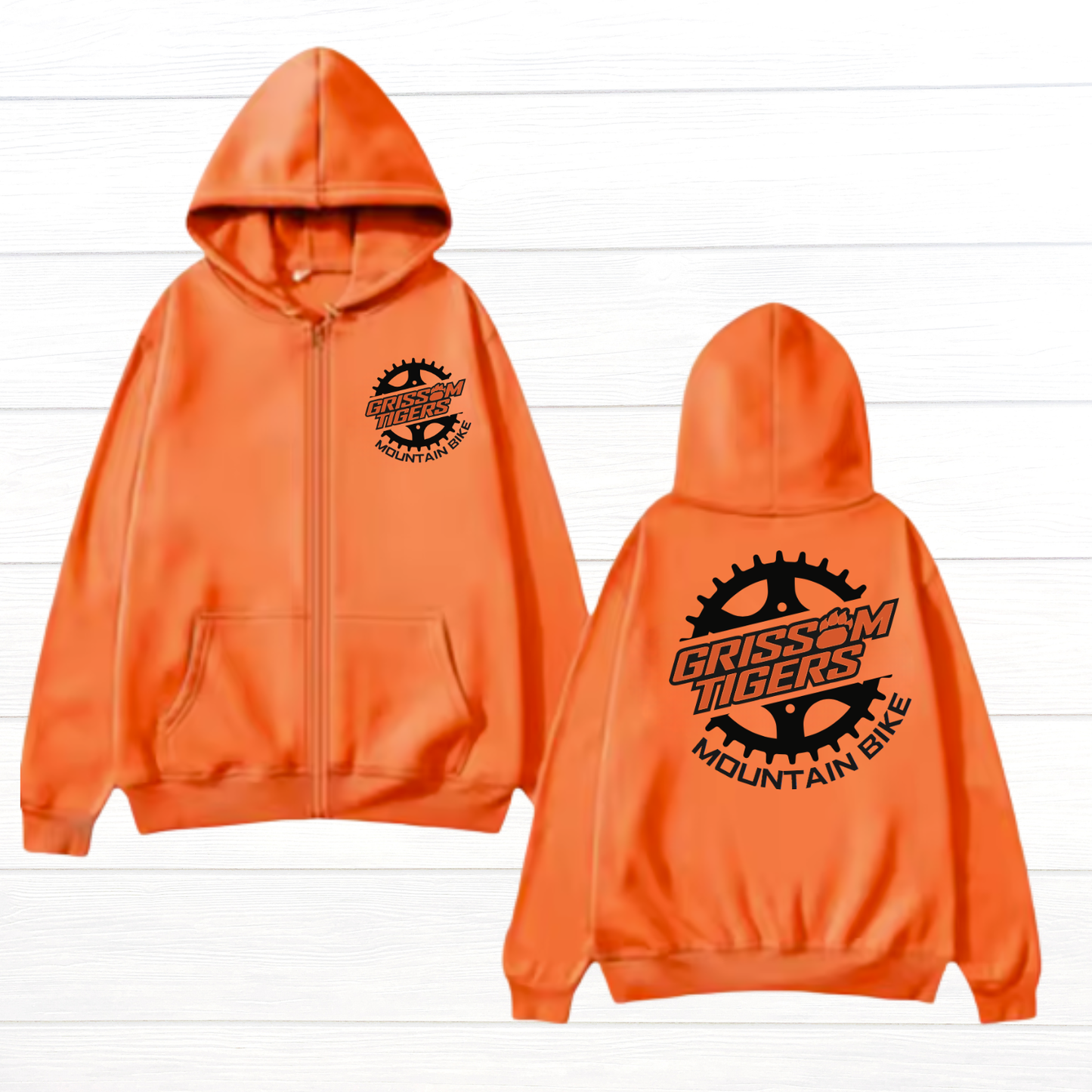Mountain Bike Zippered Front/Back