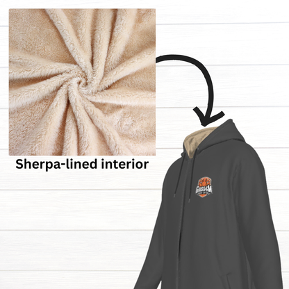 Soccer Logo Fleece Jacket (Gray)