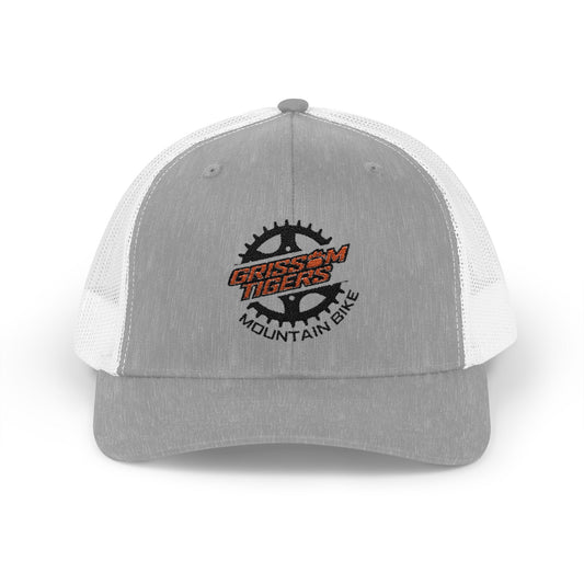 Mountain Bike Embroidered Snapback Trucker Cap
