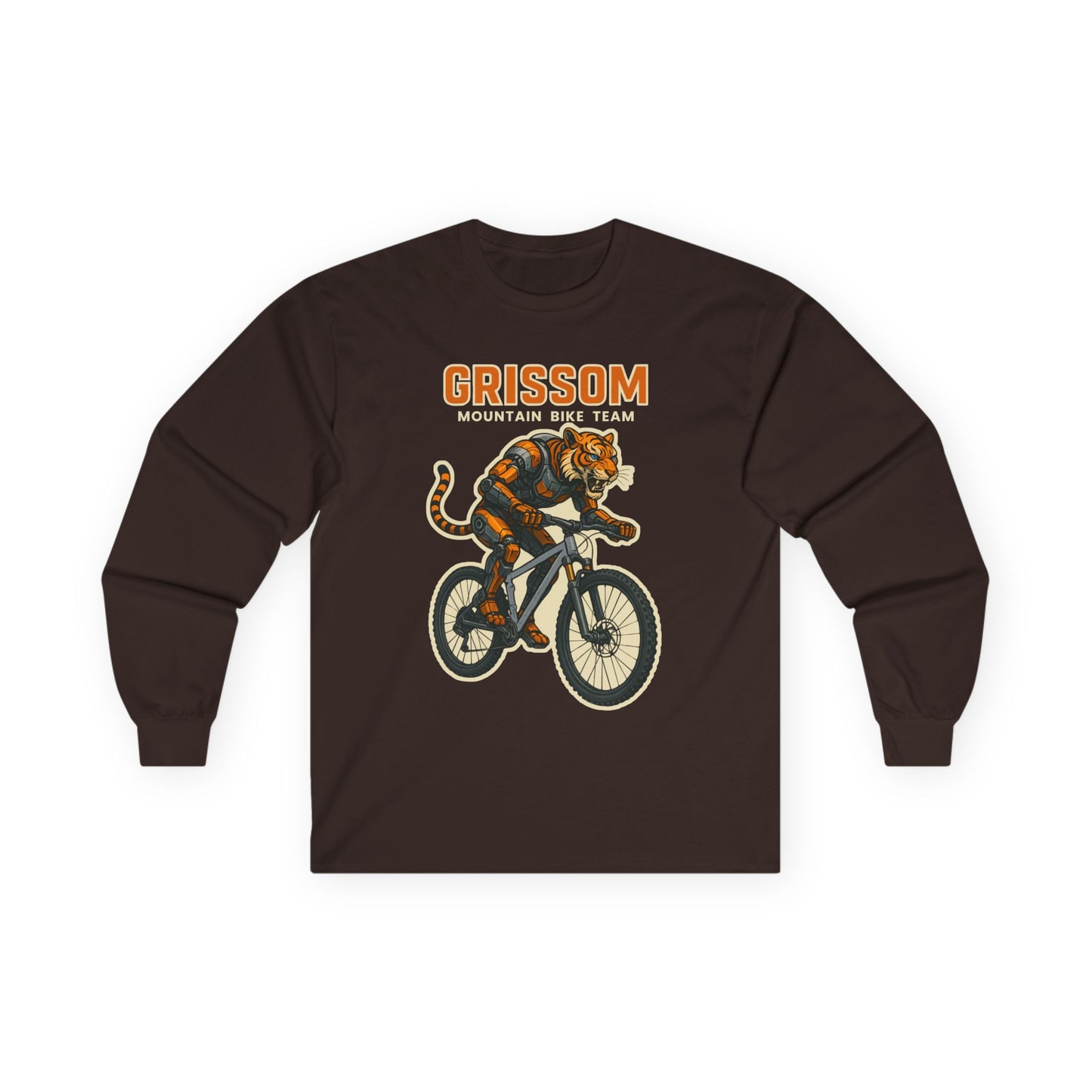 Grissom Mountain Bike Tigers Long Sleeve Tee