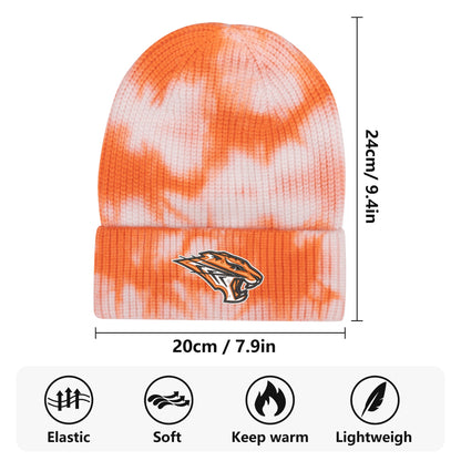 Grissom Logo Embroidered Tie-Dyed Knitted Hats