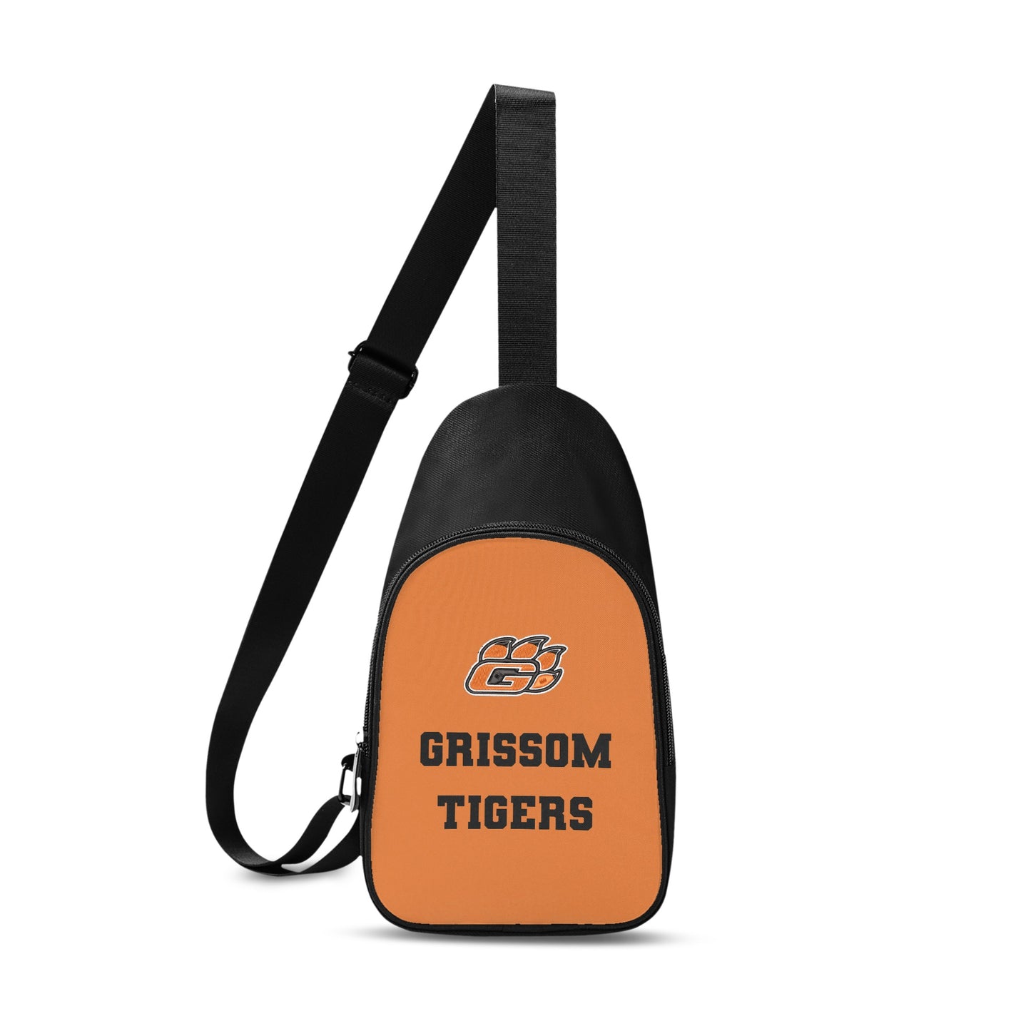 Grissom Tiger Paw Logo Printed + Embroidered Soccer Themed Chest Bag