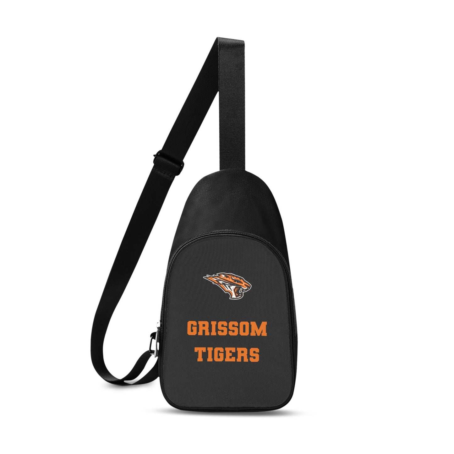 Grissom Tigers Logo Printed + Embroidered Themed Chest Bag