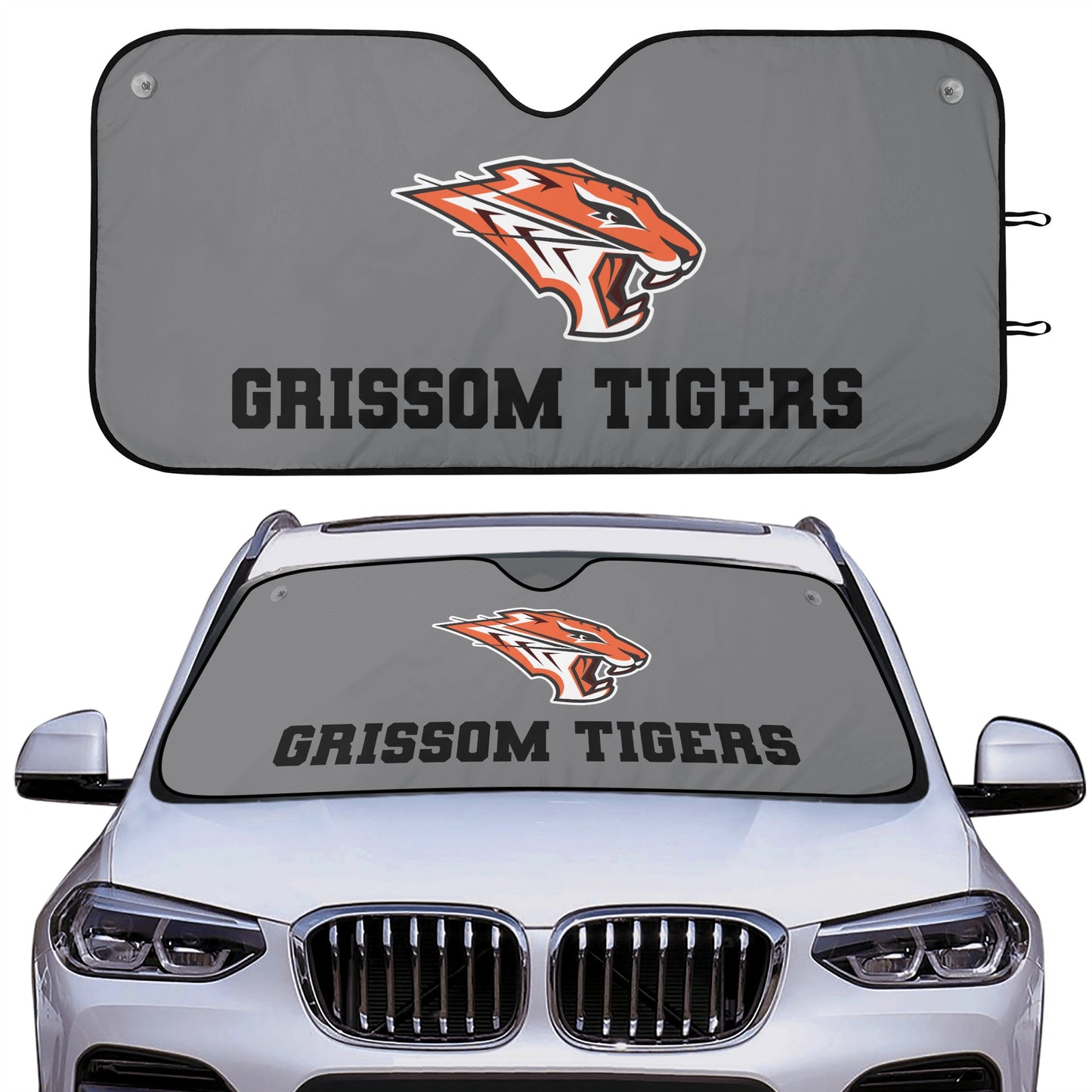 Grissom Tigers Car Auto Sun Shade