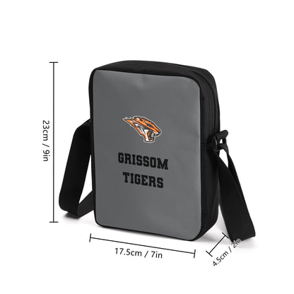 Grissom Tigers Printed + Embroidered Cross-Body Style Bags