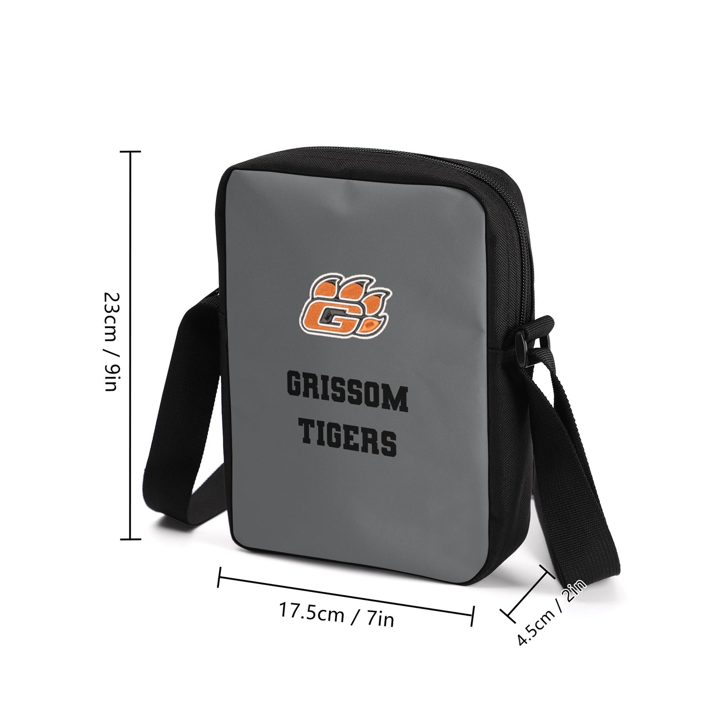 Grissom Tiger Paw Printed + Embroidered Cross-Body Style Bags