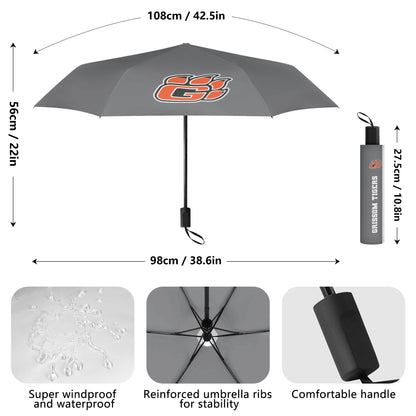 Grissom Tiger Paw Outside Print Manual Folding Umbrella