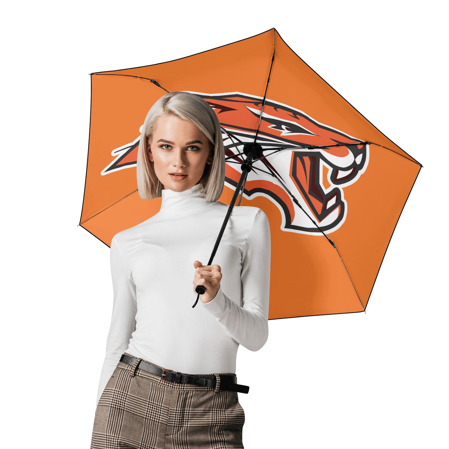 Grisso Tigers Logo Inside Print Uumbrella