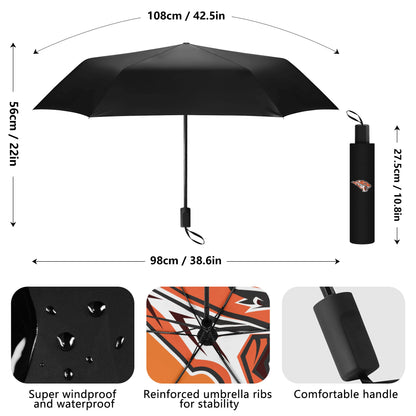 Grisso Tigers Logo Inside Print Uumbrella