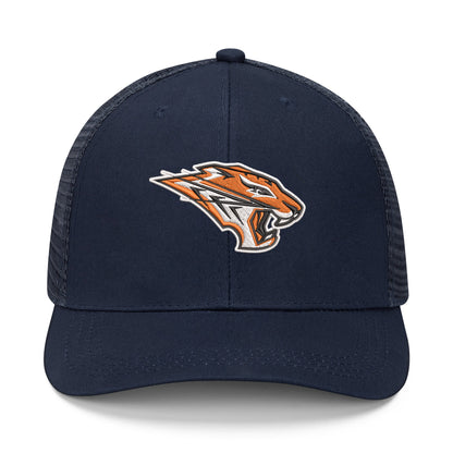 Grissom Tigers Logo Grid Mesh Baseball Cap