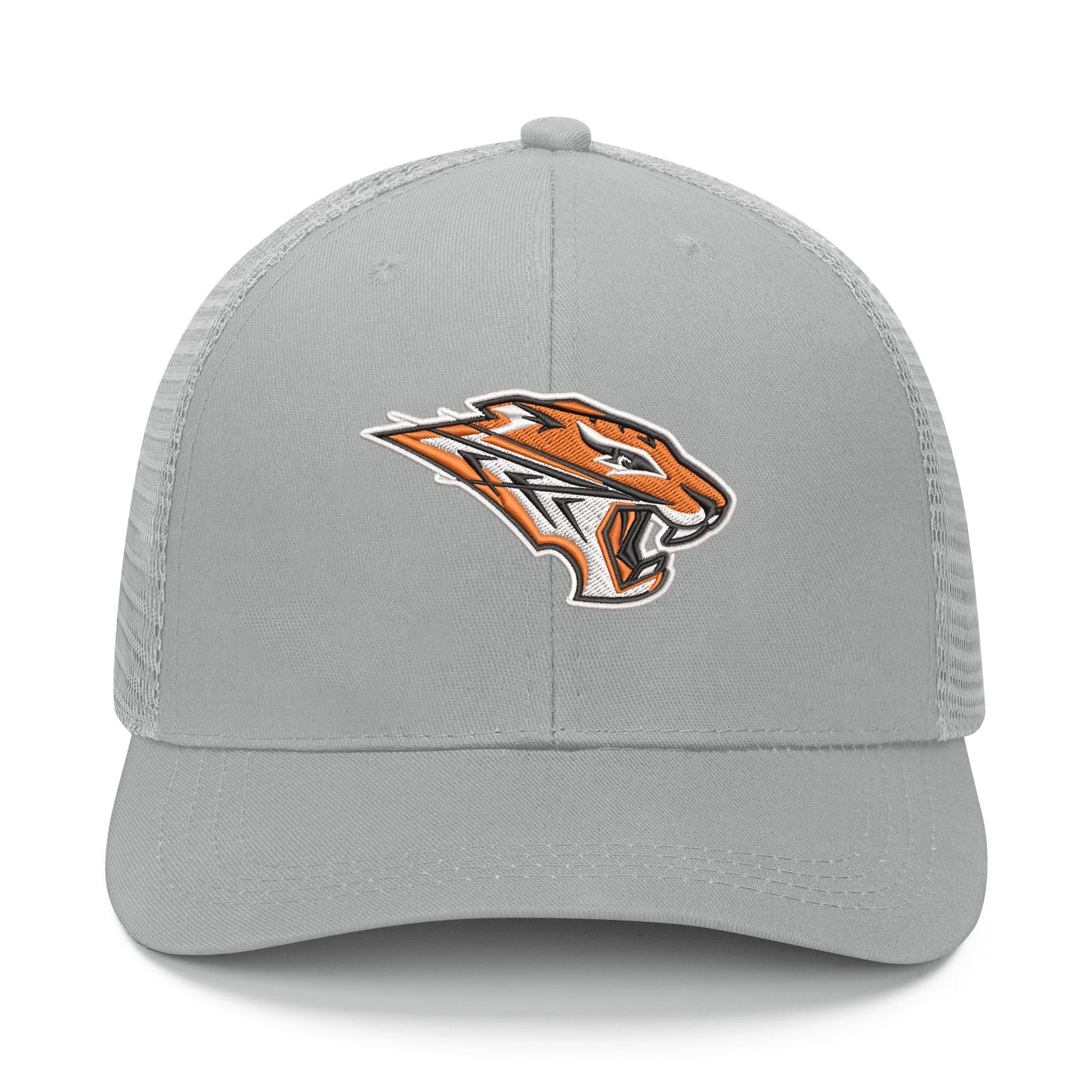 Grissom Tigers Logo Grid Mesh Baseball Cap