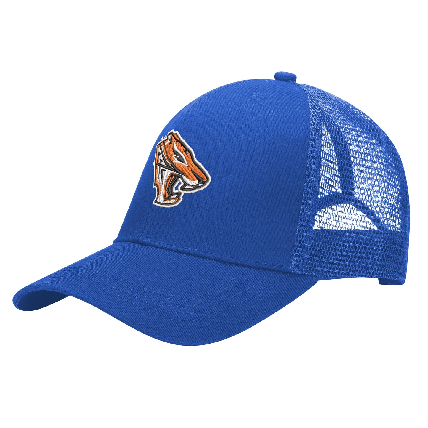 Grissom Tigers Logo Grid Mesh Baseball Cap