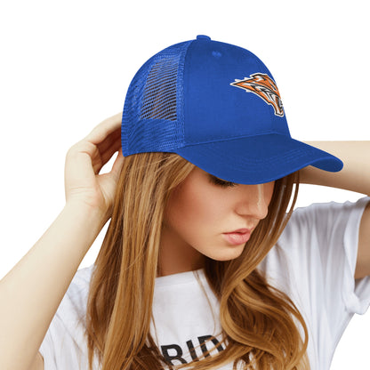 Grissom Tigers Logo Grid Mesh Baseball Cap