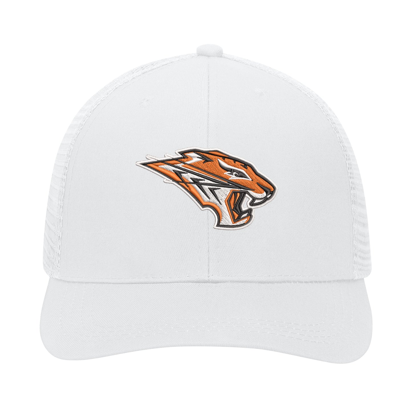 Grissom Tigers Logo Grid Mesh Baseball Cap