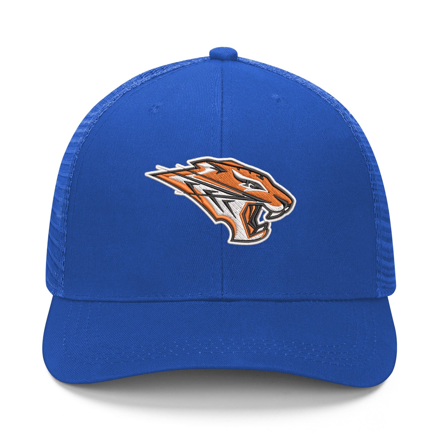 Grissom Tigers Logo Grid Mesh Baseball Cap