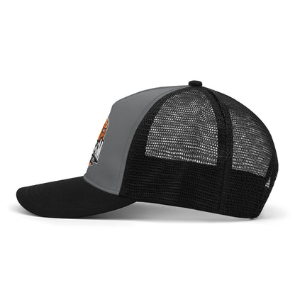 Grissom Men's Soccer Printed Logo Mesh Gray Baseball Cap