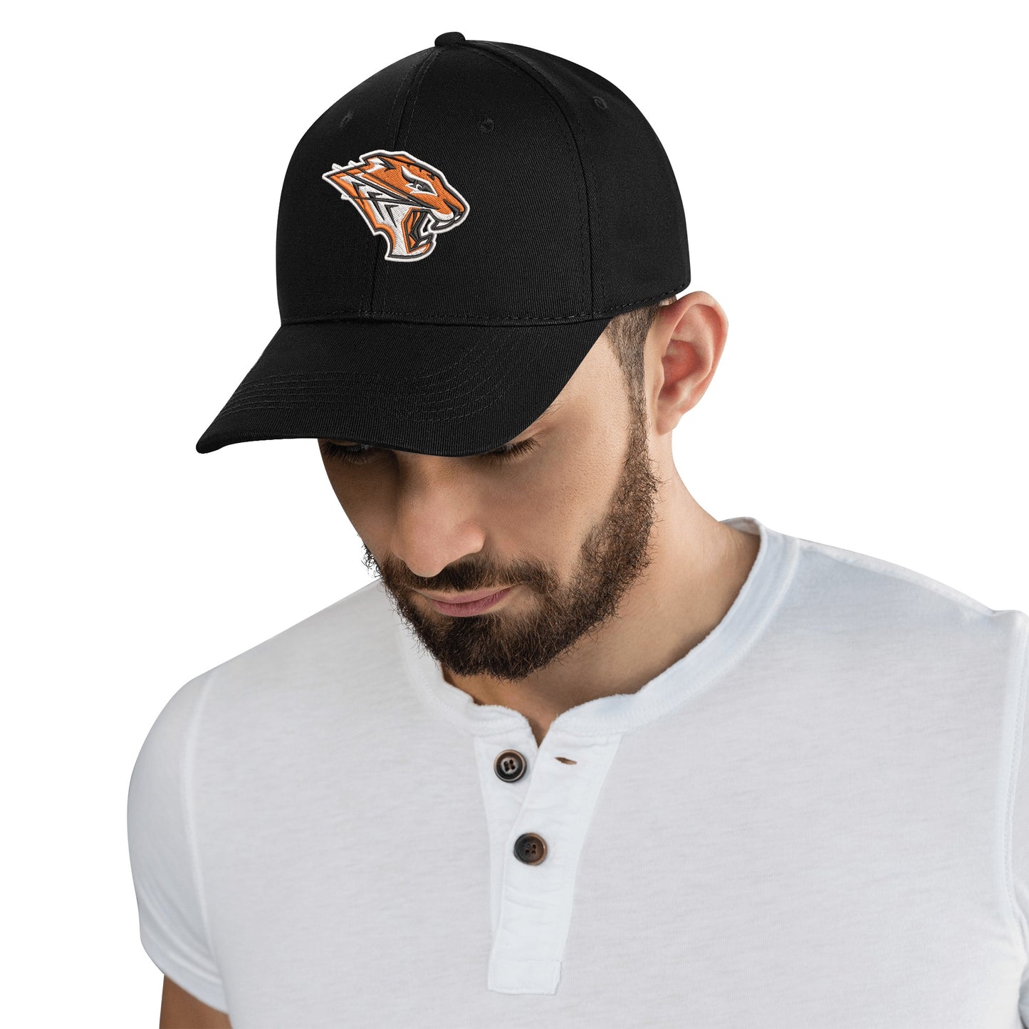 Grissom Tigers Embroidered Logo Snap Back Baseball Cap