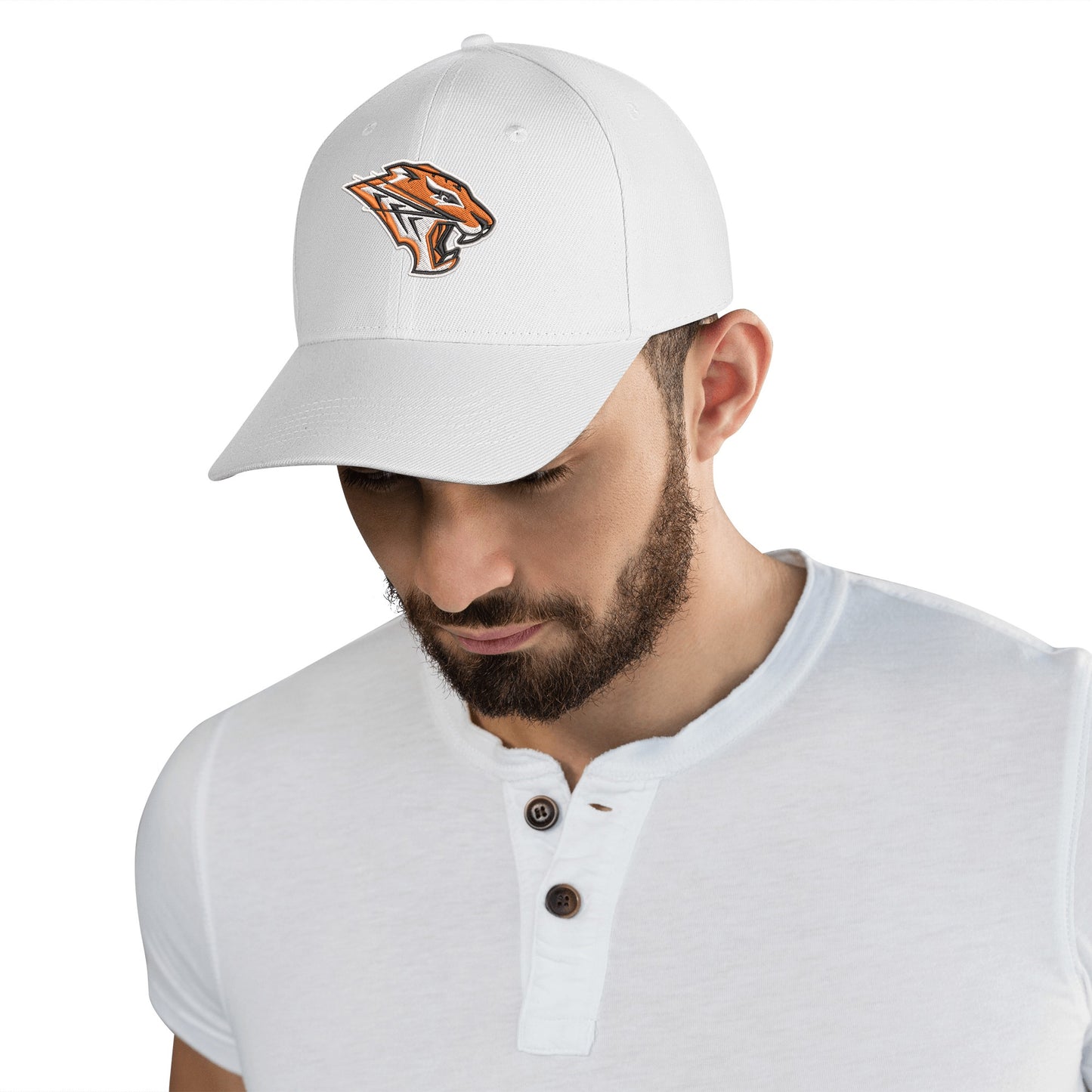 Grissom Tigers Embroidered Logo Snap Back Baseball Cap