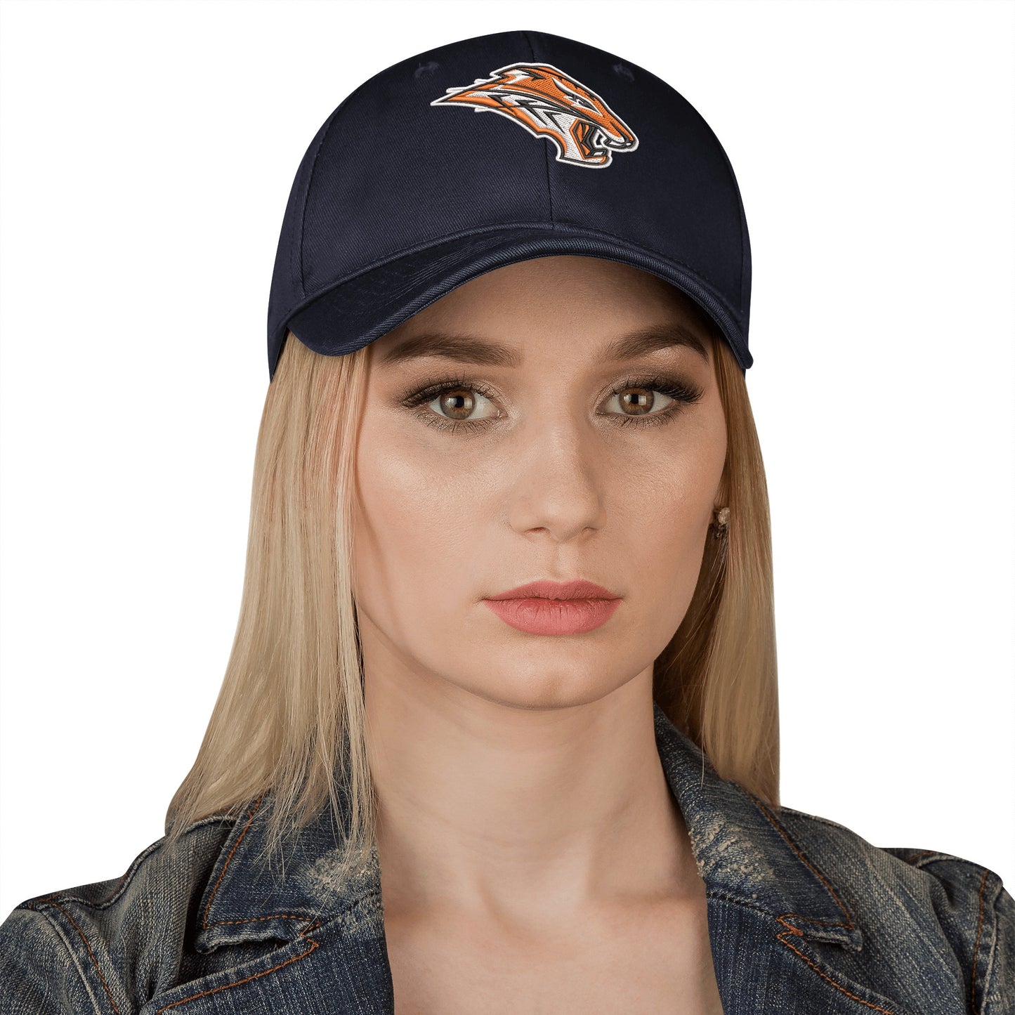 Grissom Tigers Embroidered Logo Snap Back Baseball Cap