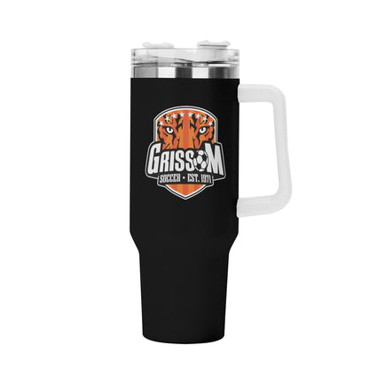 Grissom Mens Soccer 40oz Stainless Steel Tumbler