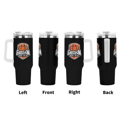 Grissom Mens Soccer 40oz Stainless Steel Tumbler