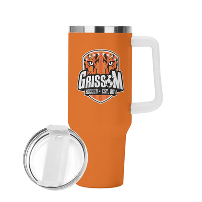 Grissom Mens Soccer 40oz Stainless Steel Tumbler