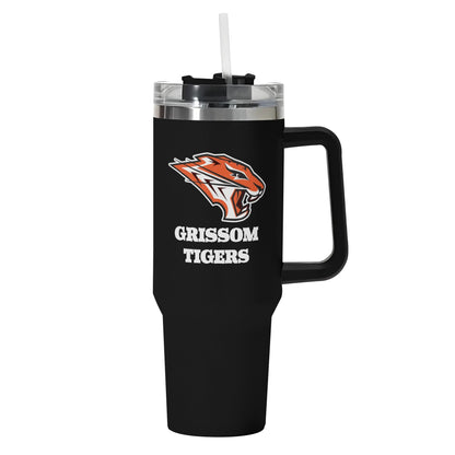 Grissom Tigers Logo 40oz Stainless Steel Tumbler