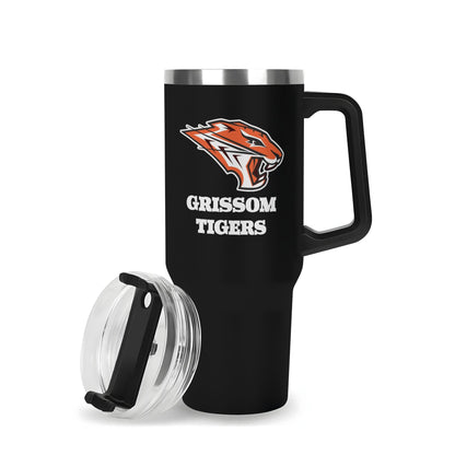 Grissom Tigers Logo 40oz Stainless Steel Tumbler