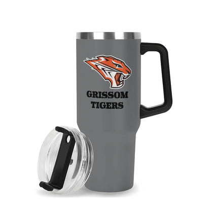 Grissom Tigers Logo 40oz Stainless Steel Tumbler