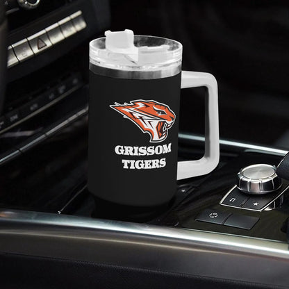 Grissom Tigers 40oz Stainless Steel Tumbler