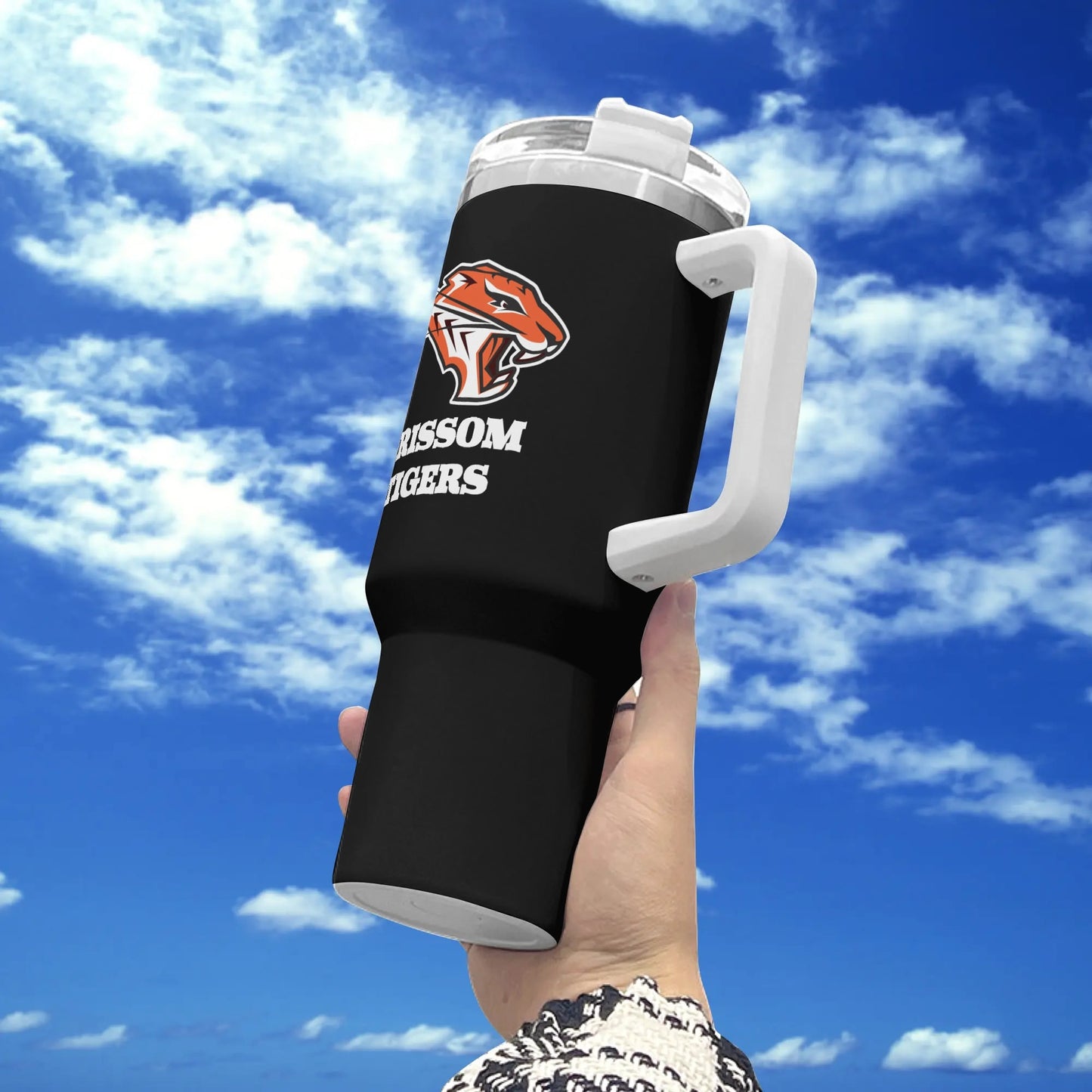 Grissom Tigers 40oz Stainless Steel Tumbler