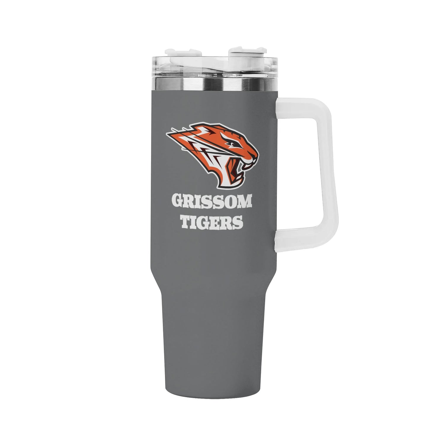 Grissom Tigers 40oz Stainless Steel Tumbler